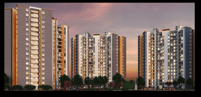 Image of 1063 Sq.ft 2 BHK Apartment / Flat for sale in Shapoorji Pallonji Joyville Hinjawadi, Hinjawadi, Pune for Rs. 8700000