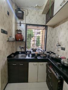 Kitchen Image of 400 Sq.ft 1 BHK Independent House for sale in Vyom 21A, Kandivali East Mumbai for Rs. 11000000