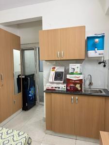 Kitchen Image of 450 Sq.ft 1 RK Apartment / Flat for rent in Marathahalli Bengaluru for Rs. 16000