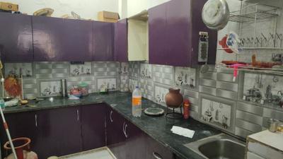 Kitchen Image of 765 Sq.ft 2 BHK Builder Floor for rent in Lal Kuan Ghaziabad for Rs. 11000