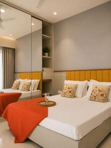 Bedroom Image of 1080 Sq.ft 2 BHK Apartment / Flat for rent in Sobha Dream Heights, Gujarat International Finance Tec City Gandhinagar for Rs. 55000
