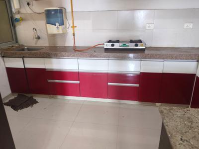 Kitchen Image of 1080 Sq.ft 2 BHK Apartment / Flat for rent in Adani The Meadows, Shantigram Ahmedabad for Rs. 34500
