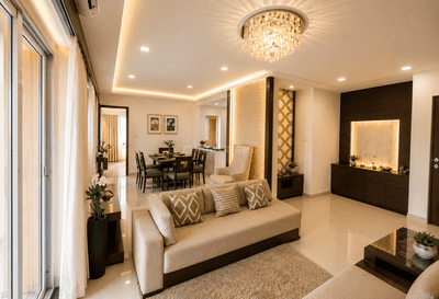 Living Room Image of 1500 Sq.ft 3 BHK Apartment / Flat for sale in Kachana Raipur for Rs. 5556005