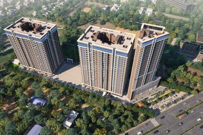 Image of 1134 Sq.ft 2 BHK Apartment / Flat for sale in Dolphin The Unicorn Building A Wing A1 &amp; A2, Ravet, Pune for Rs. 7200000