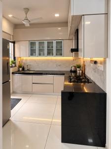 Kitchen Image of 1500 Sq.ft 3 BHK Apartment / Flat for rent in Adani Amogha, Shantigram Ahmedabad for Rs. 60000