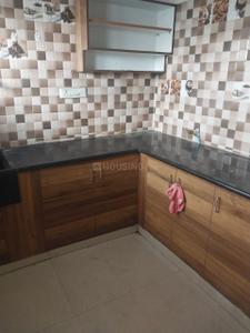 Kitchen Image of 600 Sq.ft 1 BHK Apartment / Flat for rent in Kasturi Nagar Bengaluru for Rs. 22000