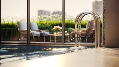 Balcony Image of 9903 Sq.ft 5 BHK Apartment / Flat for sale in Swati Senor, Ambli Ahmedabad for Rs. 108933000