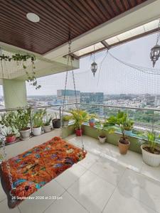 Balcony Image of 3000 Sq.ft 3 BHK Apartment / Flat for rent in Chatrapati Nagar Nagpur for Rs. 150000