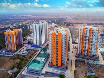Image of 1085 Sq.ft 3 BHK Apartment / Flat for sale in Pragnya Eden Park, Siruseri, Chennai for Rs. 7600000