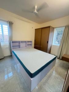 Bedroom Image of 600 Sq.ft 1 BHK Apartment / Flat for rent in Indira Nagar Bengaluru for Rs. 40000
