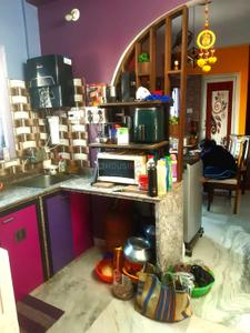 Kitchen Image of 910 Sq.ft 2 BHK Builder Floor for sale in Haltu Kolkata for Rs. 5200000
