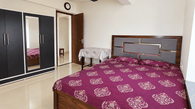 Bedroom Image of 1240 Sq.ft 2 BHK Apartment / Flat for rent in Ayodhya Heights, Sangam Nagar Indore for Rs. 25000