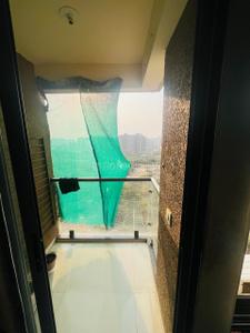 Balcony Image of 1000 Sq.ft 3 BHK Apartment / Flat for sale in Sarjan Setu Vertica, Gota Ahmedabad for Rs. 11000000