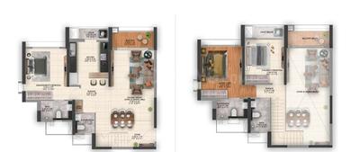 Image of 1701 Sq.ft 3 BHK Duplex for sale in Geras Joy On The Treetops, Hinjawadi Phase 3, Pune for Rs. 15000000