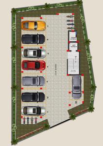 Image of 1550 Sq.ft 3 BHK Apartment / Flat for sale in Khandagiri, Bhubaneswar for Rs. 8500000