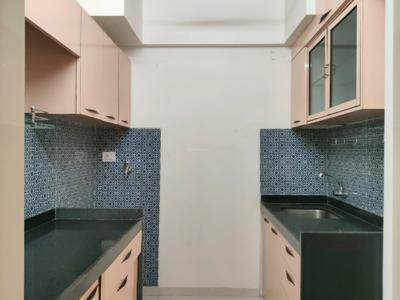 Kitchen Image of 680 Sq.ft 1 BHK Apartment / Flat for rent in Lodha Amara, Thane West Thane for Rs. 27000