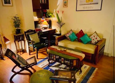 Hall Image of 600 Sq.ft 1 BHK Apartment / Flat for rent in Cumballa Hill Mumbai for Rs. 130000