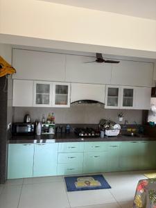 Kitchen Image of 1300 Sq.ft 3 BHK Apartment / Flat for rent in Shivalik Green View, Shantigram Ahmedabad for Rs. 80000
