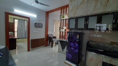 Kitchen Image of 1470 Sq.ft 3 BHK Apartment / Flat for rent in Aashray Atulyam, Shilaj Ahmedabad for Rs. 39000