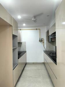 Kitchen Image of 1800 Sq.ft 3 BHK Builder Floor for rent in Uday Park New Delhi for Rs. 135000