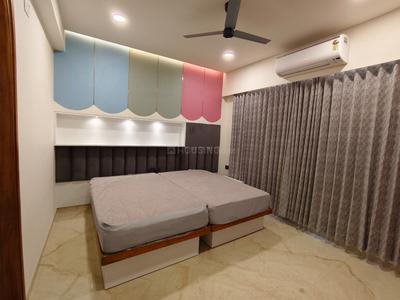 Bedroom Image of 2400 Sq.ft 3 BHK Apartment / Flat for rent in Radhe Infinity, Kudasan Gandhinagar for Rs. 50000