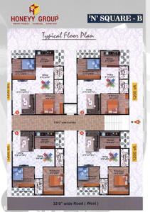 Image of 1200 Sq.ft 2 BHK Apartment / Flat for sale in Laasyavi N Square Block B, Auto Nagar, Visakhapatnam for Rs. 3975000