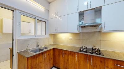 Kitchen Image of 1997 Sq.ft 3 BHK Apartment / Flat for sale in G Corp The Icon, Thanisandra Bengaluru for Rs. 27300000