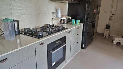 Kitchen Image of 2215 Sq.ft 3 BHK Apartment / Flat for sale in Unitech Uniworld City, New Town Kolkata for Rs. 21500000
