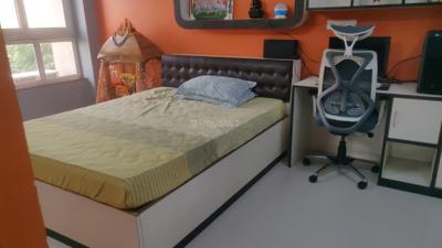 Bedroom Image of 1055 Sq.ft 3 BHK Apartment / Flat for sale in Saakaar Orchid Greens, Mustafapur Patna for Rs. 9500000