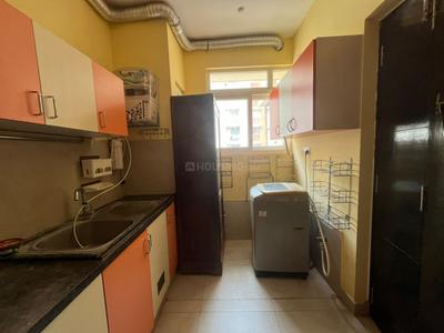 Kitchen Image of 550 Sq.ft 1 BHK Apartment / Flat for rent in Prestige Bella Vista, Iyyappanthangal Chennai for Rs. 33500