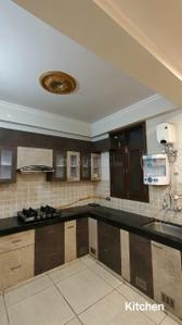 Kitchen Image of 960 Sq.ft 2 BHK Apartment / Flat for rent in Vardhman Silver Crown, Lalarpura Jaipur for Rs. 27000