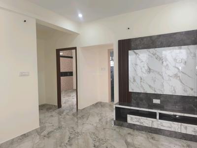 Living Room Image of 553 Sq.ft 1 BHK Apartment / Flat for rent in Singasandra Bengaluru for Rs. 22000