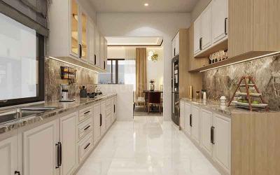 Kitchen Image of 2260 Sq.ft 4 BHK Apartment / Flat for sale in Yashada Jubilee Hills, Baner Pune for Rs. 35000000