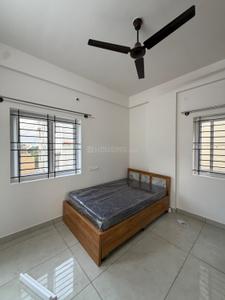 Bedroom Image of 700 Sq.ft 1 BHK Builder Floor for rent in HSR Layout Bengaluru for Rs. 35000