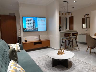 Hall Image of 1250 Sq.ft 3 BHK Apartment / Flat for sale in Courtyard Meridian, Sevasi Vadodara for Rs. 6500000