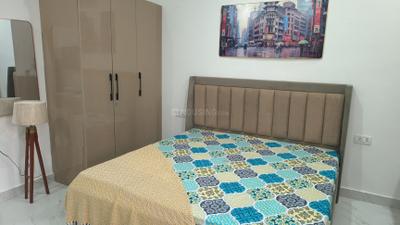 Bedroom Image of 490 Sq.ft 1 RK Builder Floor for rent in Sector 52 Gurgaon for Rs. 25000