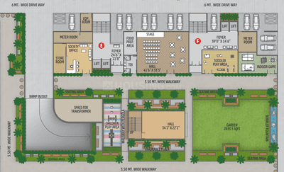 Image of 1350 Sq.ft 2 BHK Apartment / Flat for sale in Rashmi Riesen, Shela, Ahmedabad for Rs. 5900000
