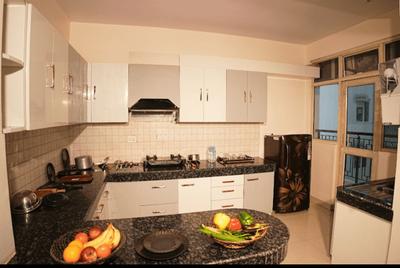 Kitchen Image of 1300 Sq.ft 3 BHK Apartment / Flat for sale in Urban Woods, Sushant Golf City Lucknow for Rs. 10000000