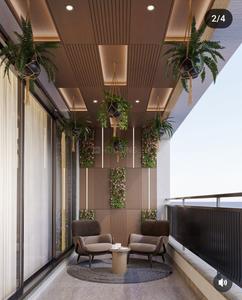 Balcony Image of 821 Sq.ft 2 BHK Apartment / Flat for sale in Kanakia Valley, Panvel Navi Mumbai for Rs. 8520000