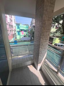Balcony Image of 840 Sq.ft 2 BHK Apartment / Flat for rent in Naktala Kolkata for Rs. 18000
