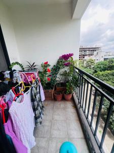 Balcony Image of 1300 Sq.ft 3 BHK Apartment / Flat for rent in Krishna Lotus Court, Kharadi Pune for Rs. 45000