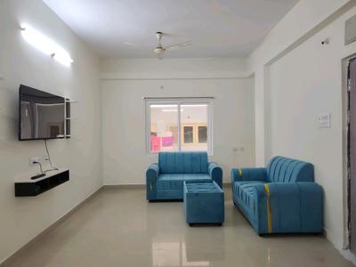 Living Room Image of 655 Sq.ft 1 BHK Apartment / Flat for rent in Kondapur Hyderabad for Rs. 25500