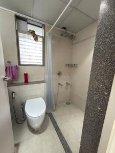 Bathroom Image of 600 Sq.ft 1 BHK Apartment / Flat for rent in Savvy Studioz, Gota Ahmedabad for Rs. 23000