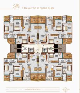 Image of 1933 Sq.ft 3 BHK Apartment / Flat for sale in Aarohan Deoprakash Summit, Manish Nagar, Nagpur for Rs. 9499000