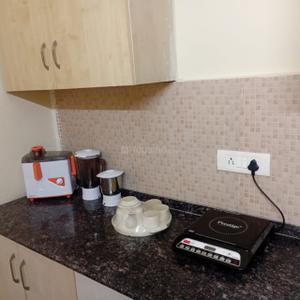 Kitchen Image of 425 Sq.ft 1 BHK Studio for rent in Era Studio Apartment, Knowledge Park 3 Greater Noida for Rs. 16000