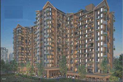 Image of 988 Sq.ft 2 BHK Apartment / Flat for sale in Veddant Ganesh Bella Rossa Phase 2, Punawale, Pune for Rs. 5400000