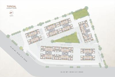 Image of 1027 Sq.ft 2 BHK Apartment / Flat for sale in Dindoli, Surat for Rs. 3030677