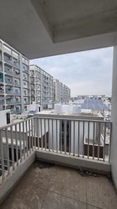 Balcony Image of 1100 Sq.ft 3 BHK Apartment / Flat for sale in Sayajipura Vadodara for Rs. 4000000