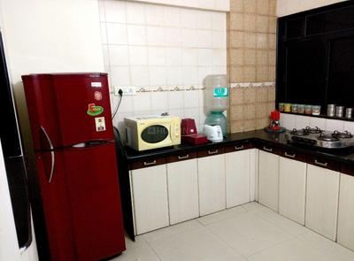 Kitchen Image of 660 Sq.ft 1 BHK Apartment / Flat for sale in Tharwanis Sky View, Kharghar Navi Mumbai for Rs. 6500000
