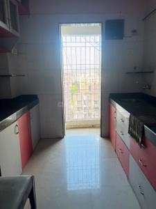 Kitchen Image of 885 Sq.ft 2 BHK Apartment / Flat for rent in Basudev Builders Vasudev Planet, Mira Road East Mira Bhayandar for Rs. 30000